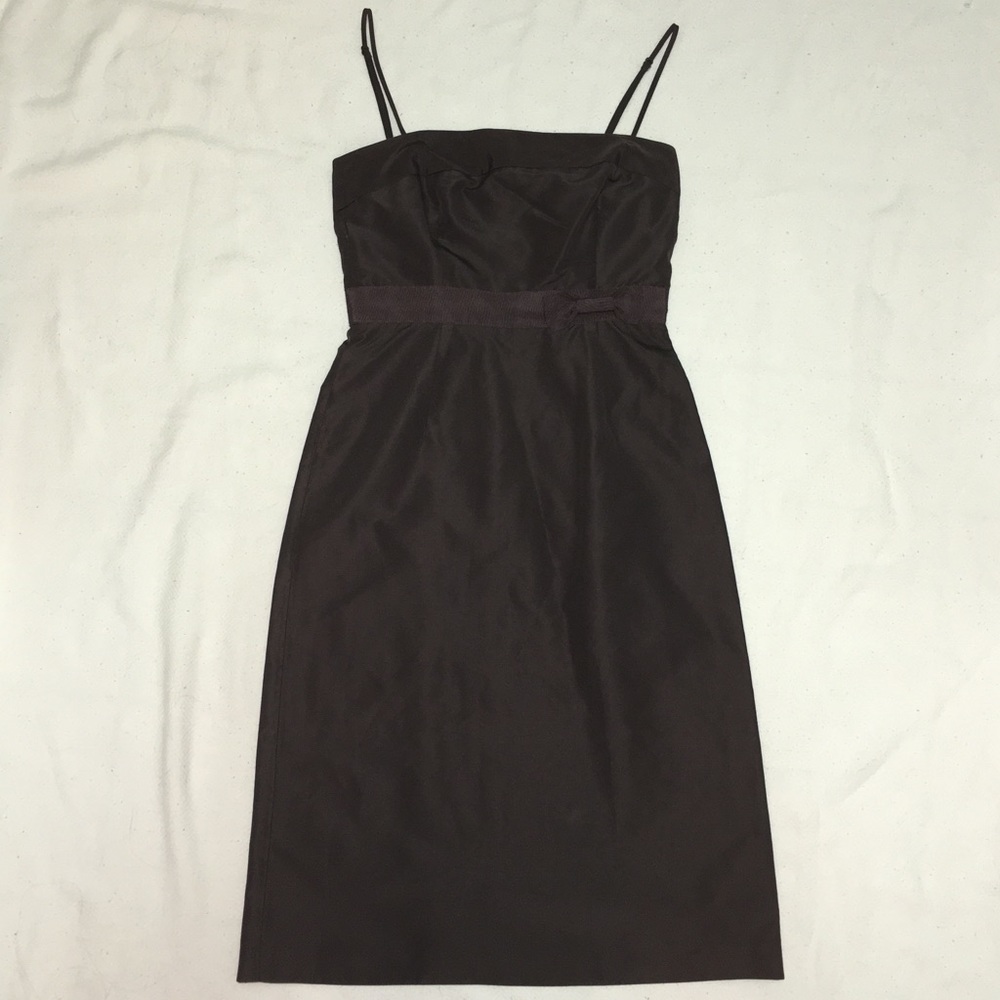 J. Crew Silk Spaghetti Strap Dress sz T2